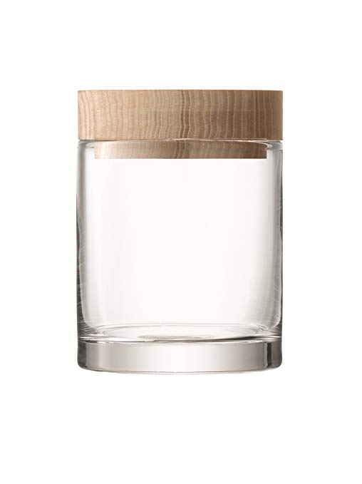 Glass Container with Ash Lid, Small