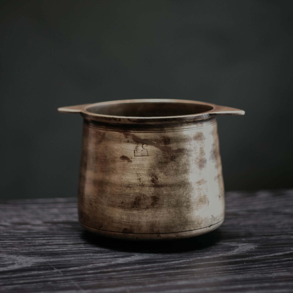 Tall Bronze Bowl