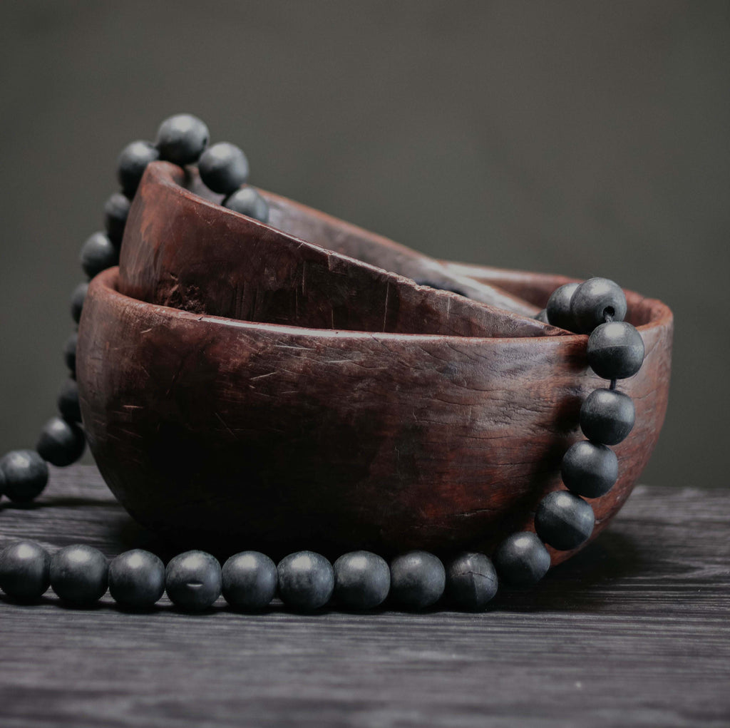 Dark Wooden Bowl