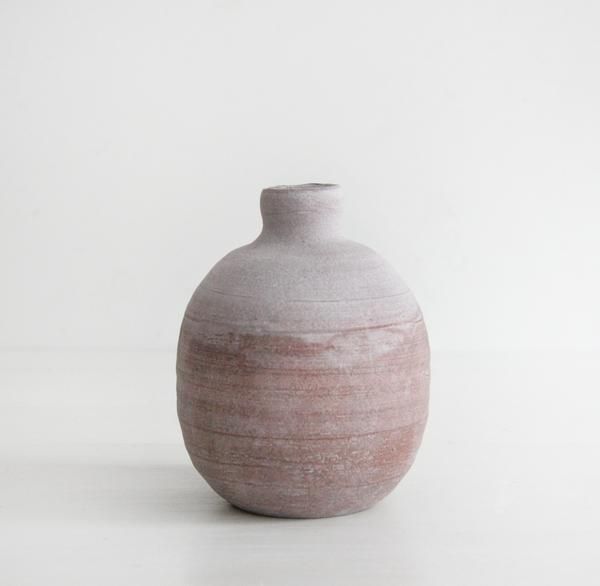 Terra Cotta Round Vase, Pink
