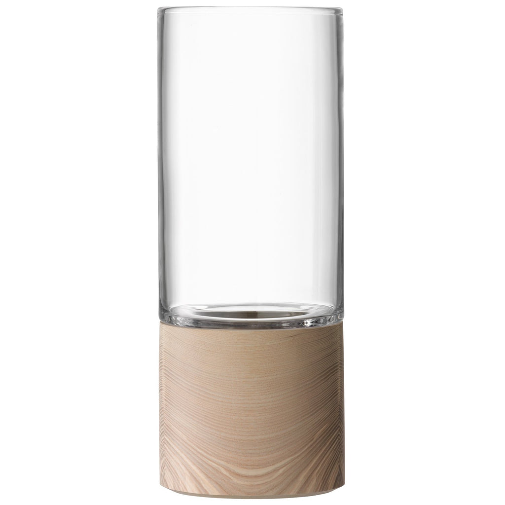 Glass Vase with Ash Base, Medium