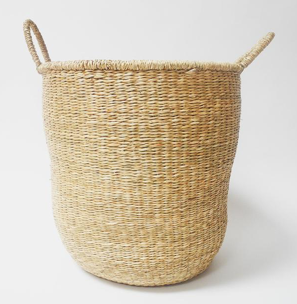 Tall Seagrass Basket with Handles
